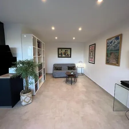 Beautiful Juan Les Pins Studio Apt With Pool Access Apartmán *