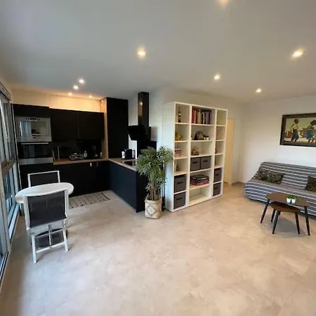 Beautiful Juan Les Pins Studio Apt With Pool Access Apartmán *